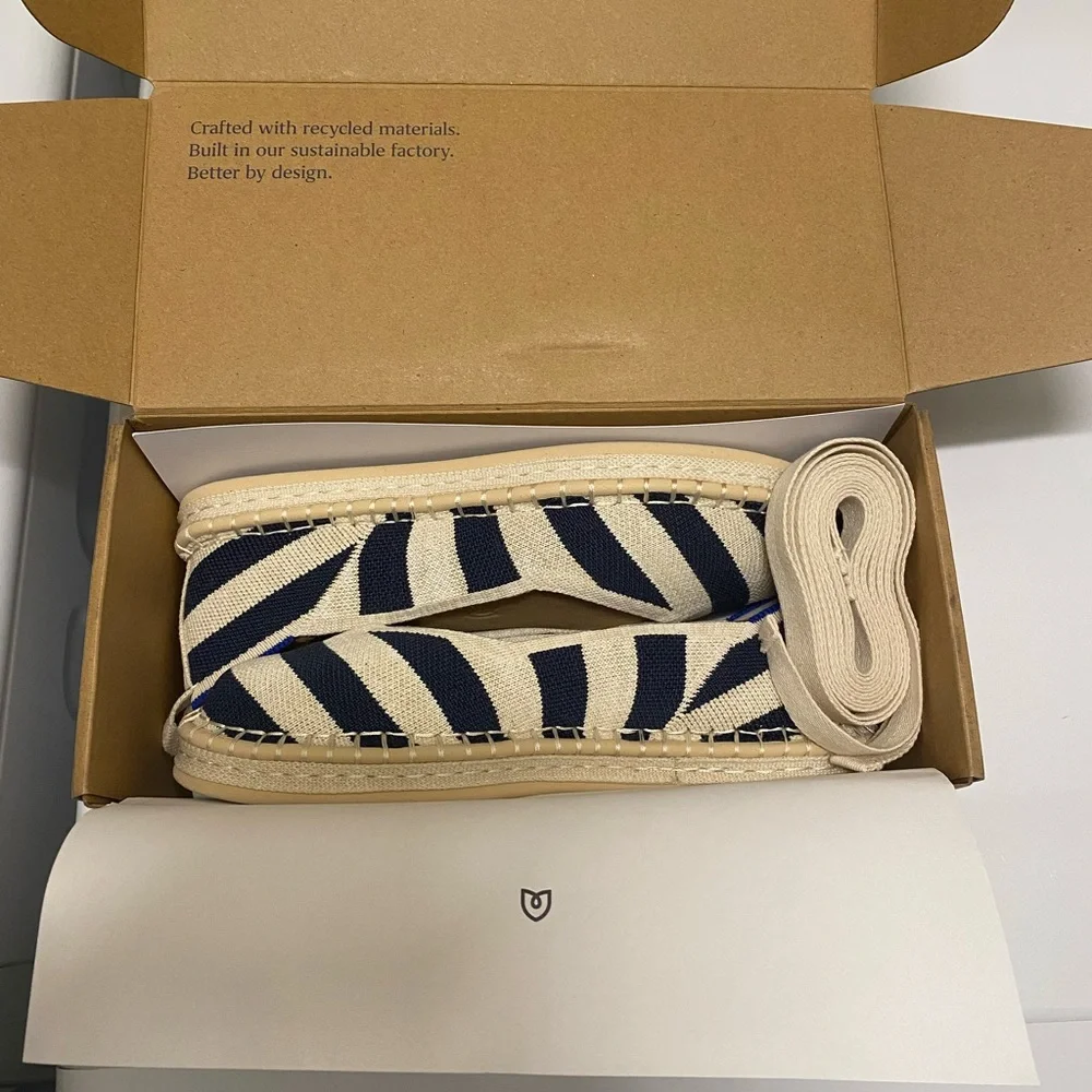 Rothy's Women's Blue and White Espadrilles - Picture 3 of 9